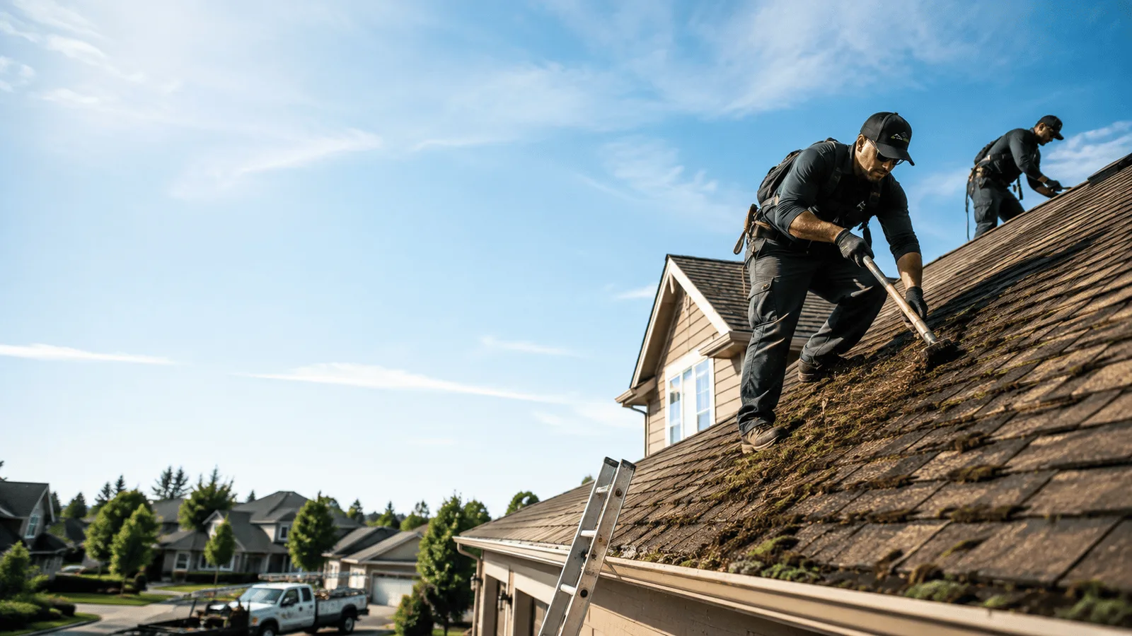 Roof Moss Removal in Lamont, MI near me